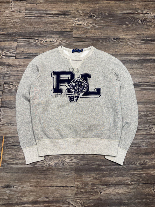 POLO RALPH LAUREN CENTER LOGO CREWNECK (M)