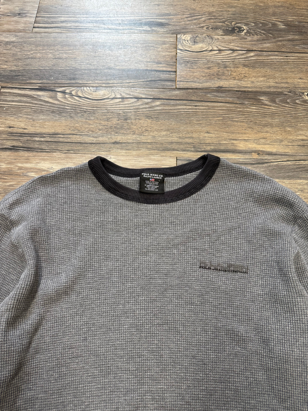 POLO RALPH LAUREN POLO JEANS WAFFLE KNIT (L)