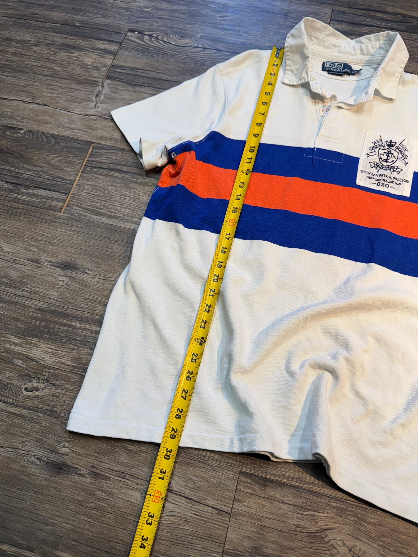 VINTAGE POLO RALPH LAUREN OCEAN PATROL POLO (XL)
