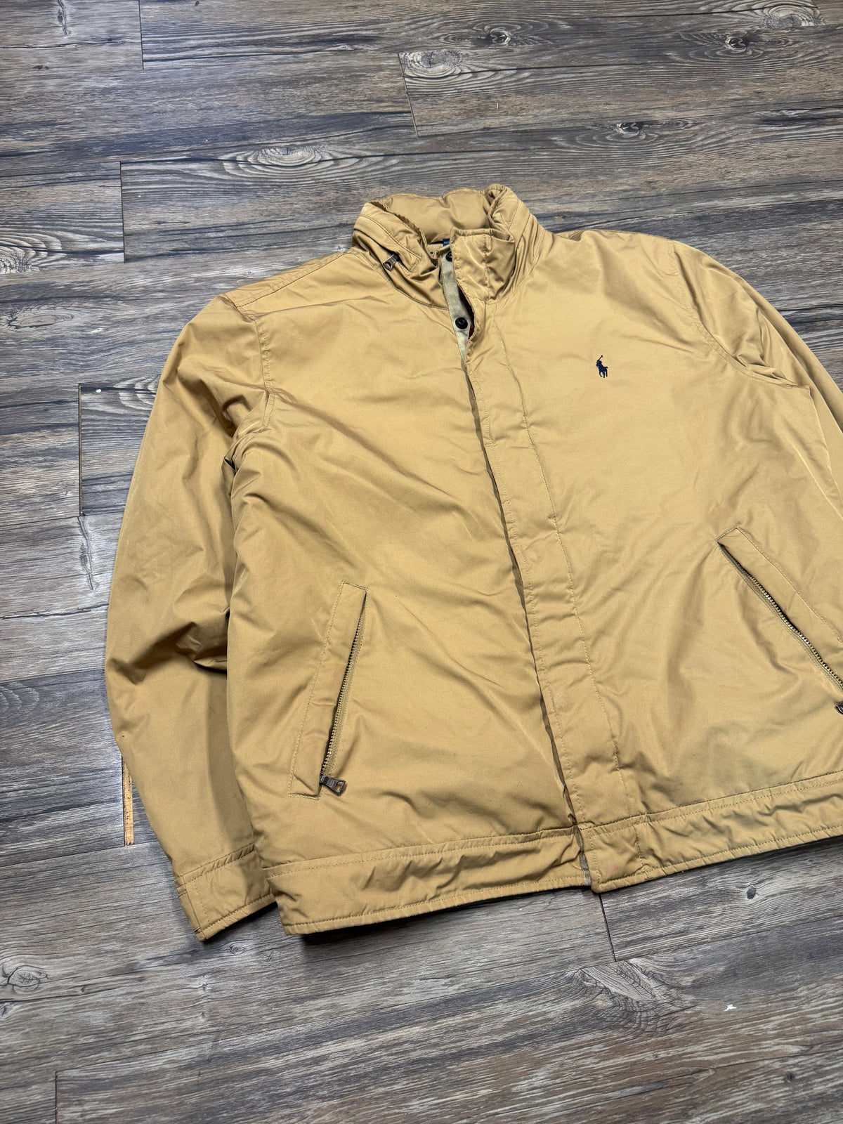 POLO RALPH LAUREN HARRINGTON POLARTEC ZIP UP JACKET (L)