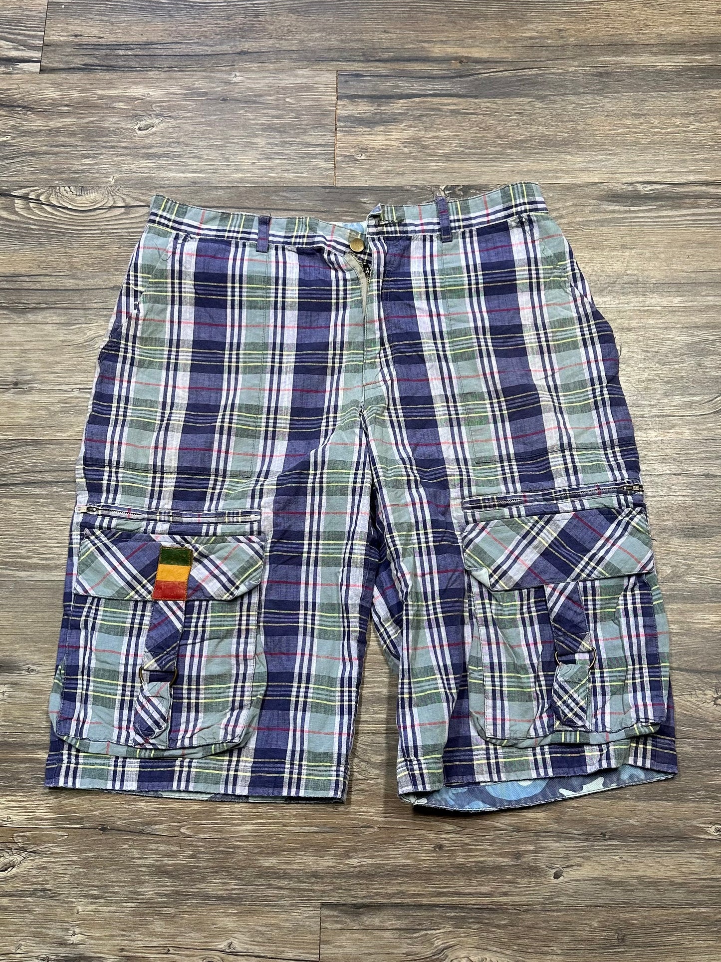 ORIGNAL RUDE BOY PLAID SHORTS (34)