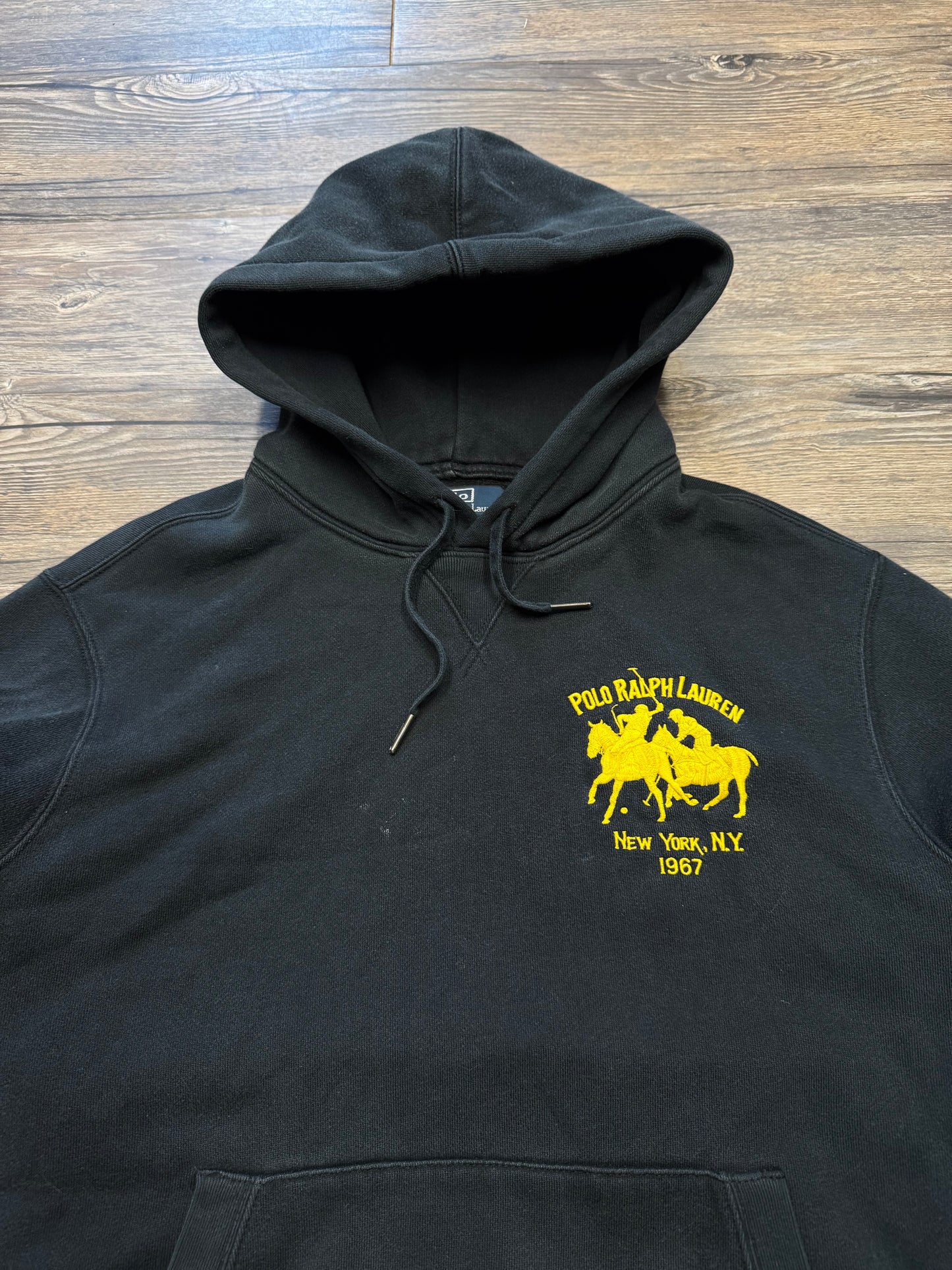 POLO RALPH LAUREN VINTAGE NEW YORK VARSITY HOODIE (L)