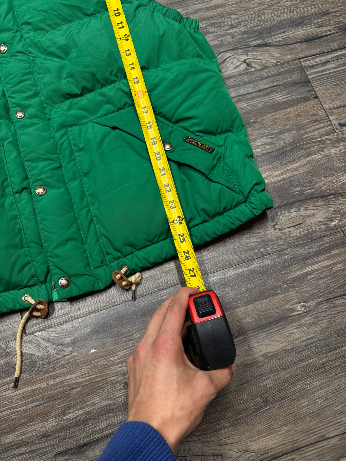 POLO RALPH LAUREN DOWN LUCKY GREEN PUFFER VEST (XXL)