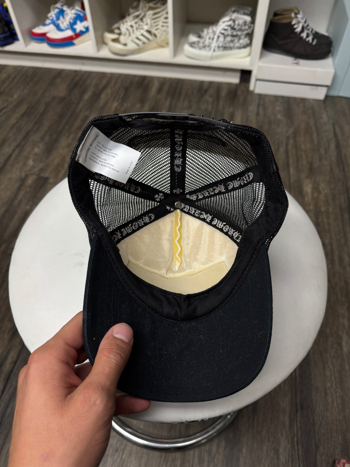 CHROME HEARTS CHOMPER TRUCKER HAT (OS)