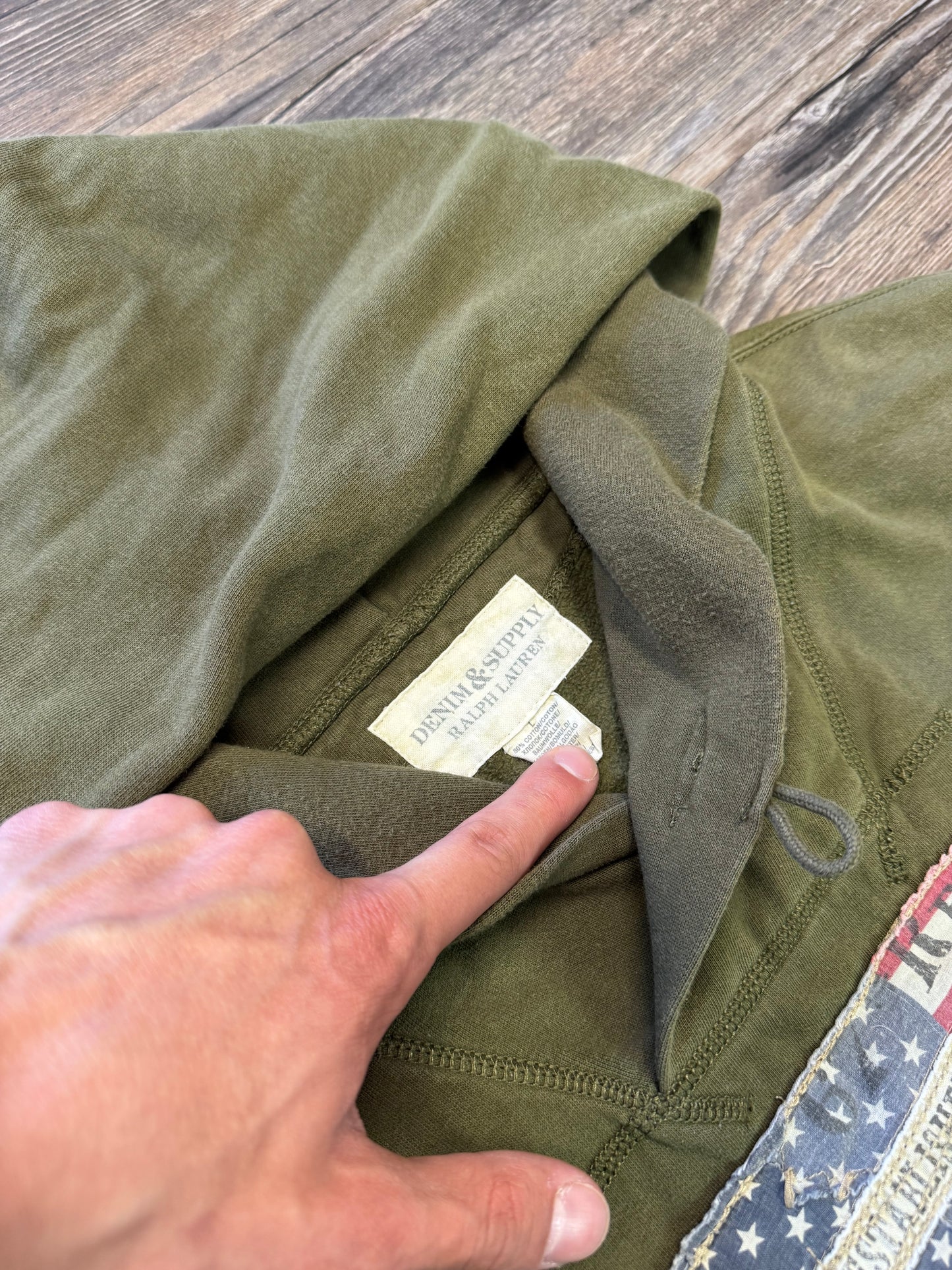 RALPH LAUREN DENIM & SUPPLY SCUBA HOODIE (L)