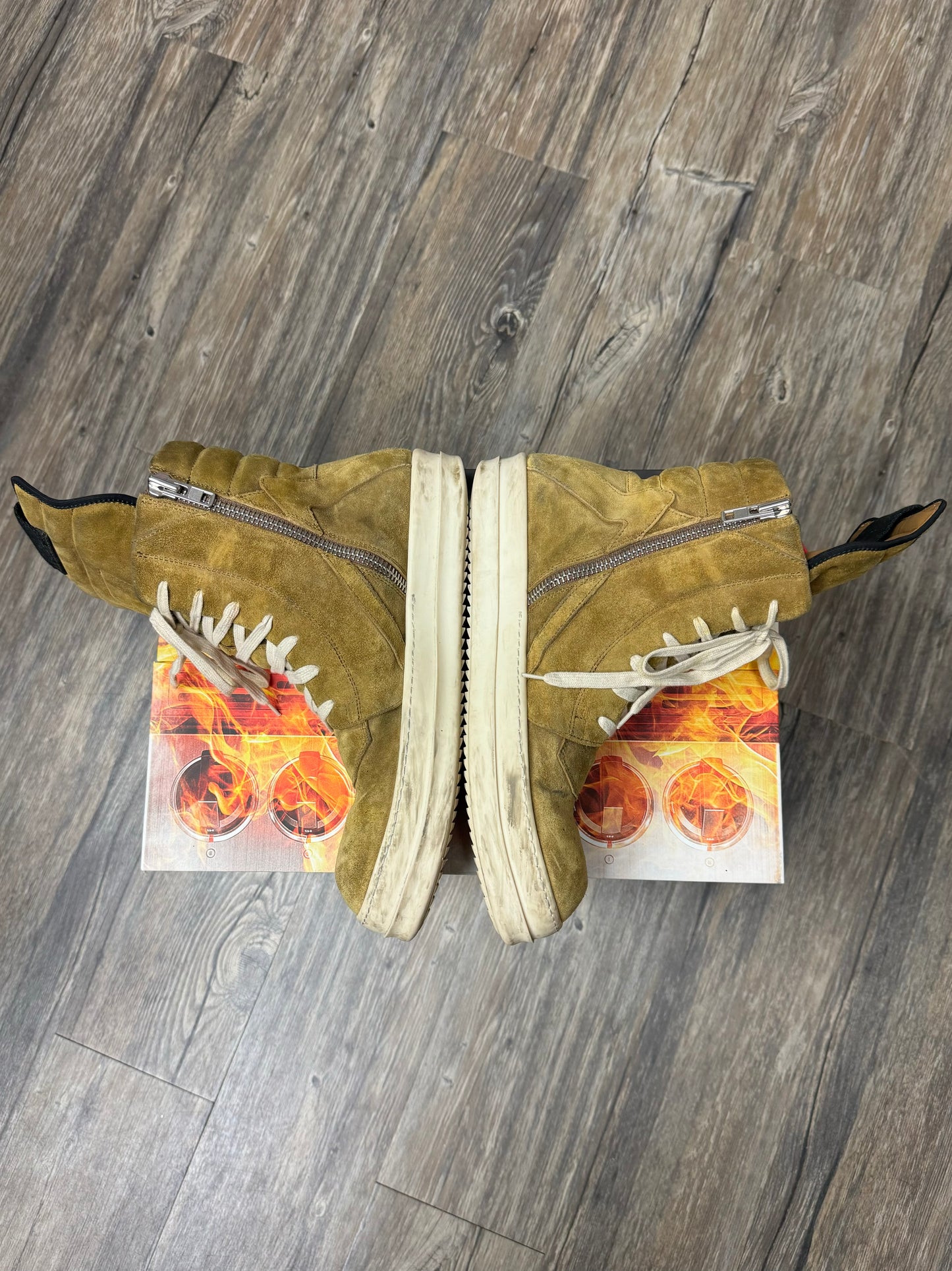 RICK OWENS GEO BASKET (42.5 9.5)