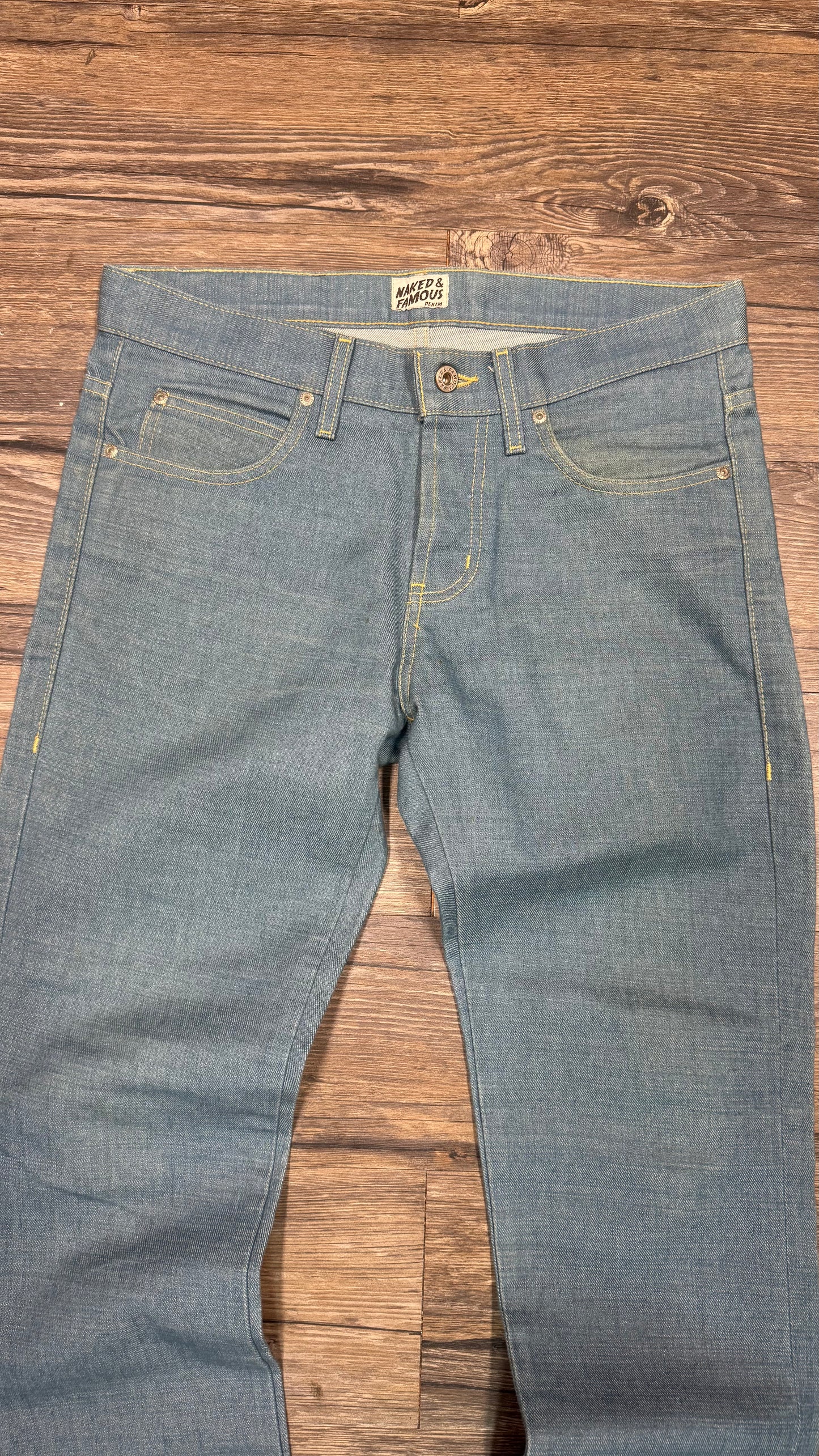 NAKED & FAMOUS SELVEDGE JEANS SLIMFIT (30x32)