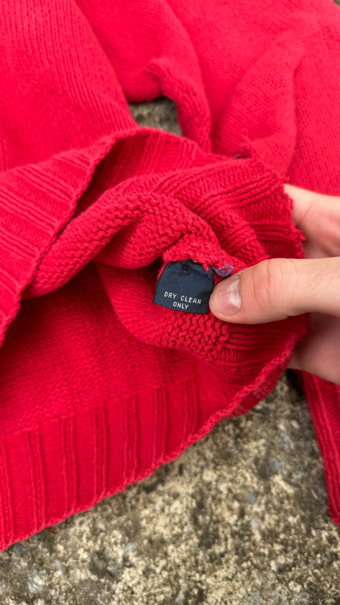 POLO RALPH LAUREN POLO BEAR KNIT SWEATER (L)