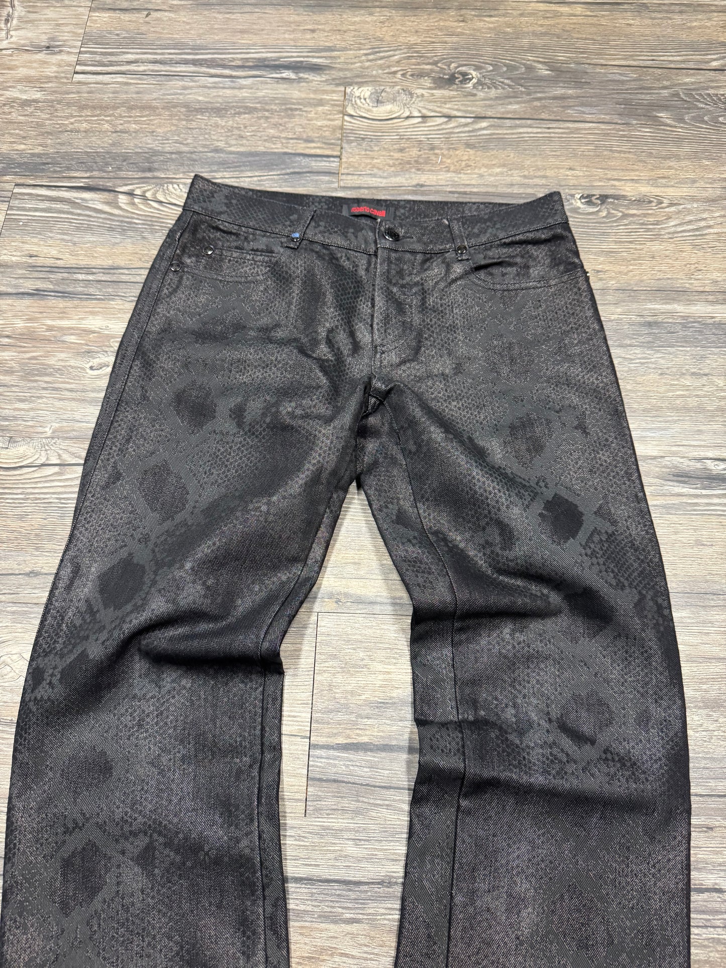 ROBERTO CAVALLI AW2007 OBSCURE PYTHON JEANS (30)