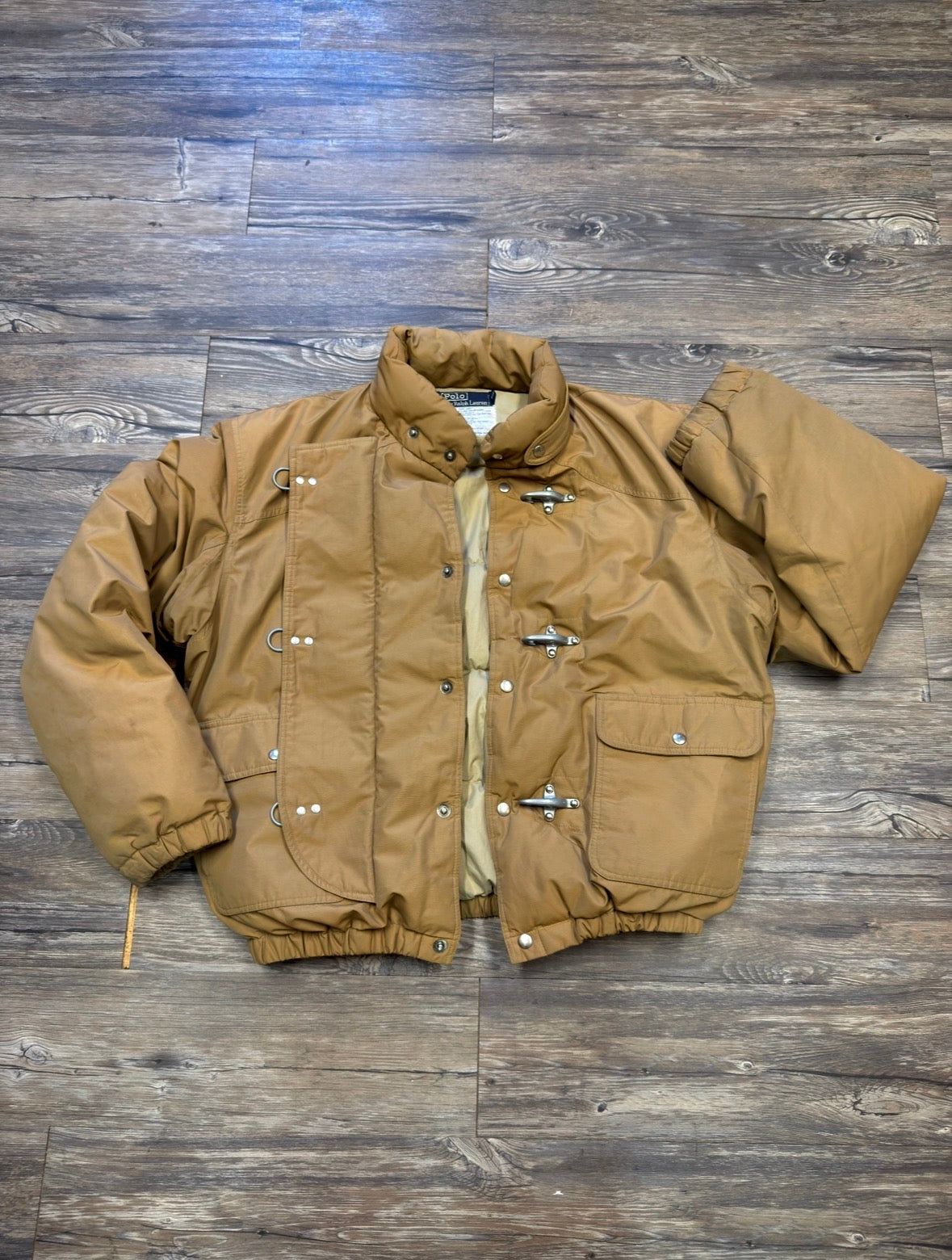 POLO RALPH LAUREN FIREMEN PUFFER JACKET (L)