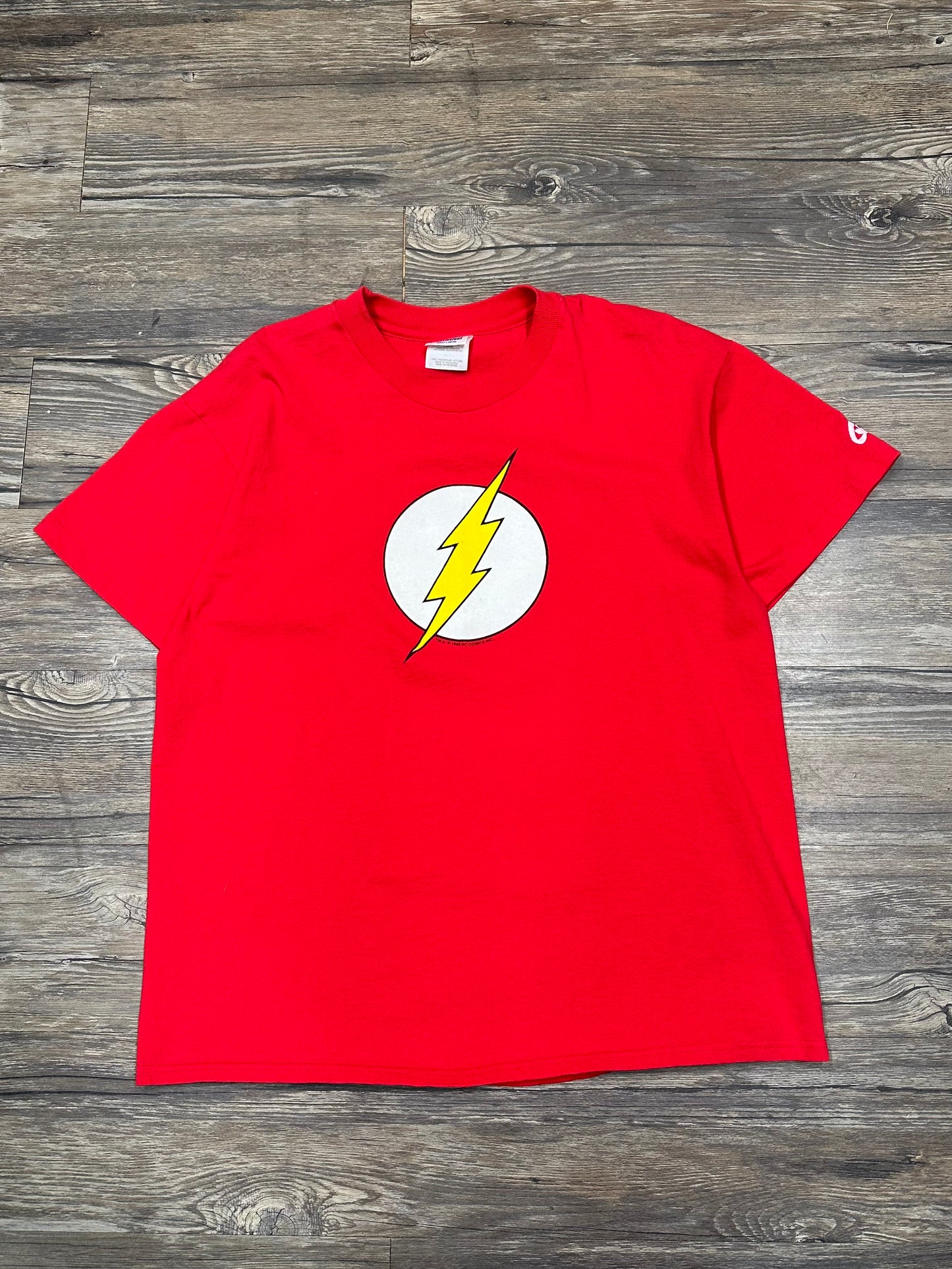 90’s THE FLASH LIGHTING GRAPHIC T-SHIRT (LARGE)