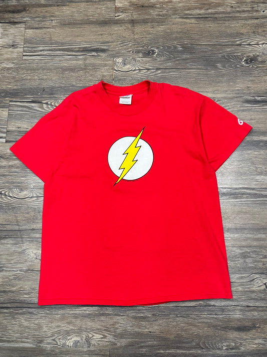 90’s THE FLASH LIGHTING GRAPHIC T-SHIRT (LARGE)