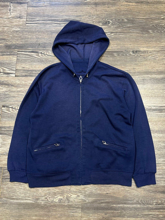 70’s BLANK ZIP-UP HOODIE (SMALL)