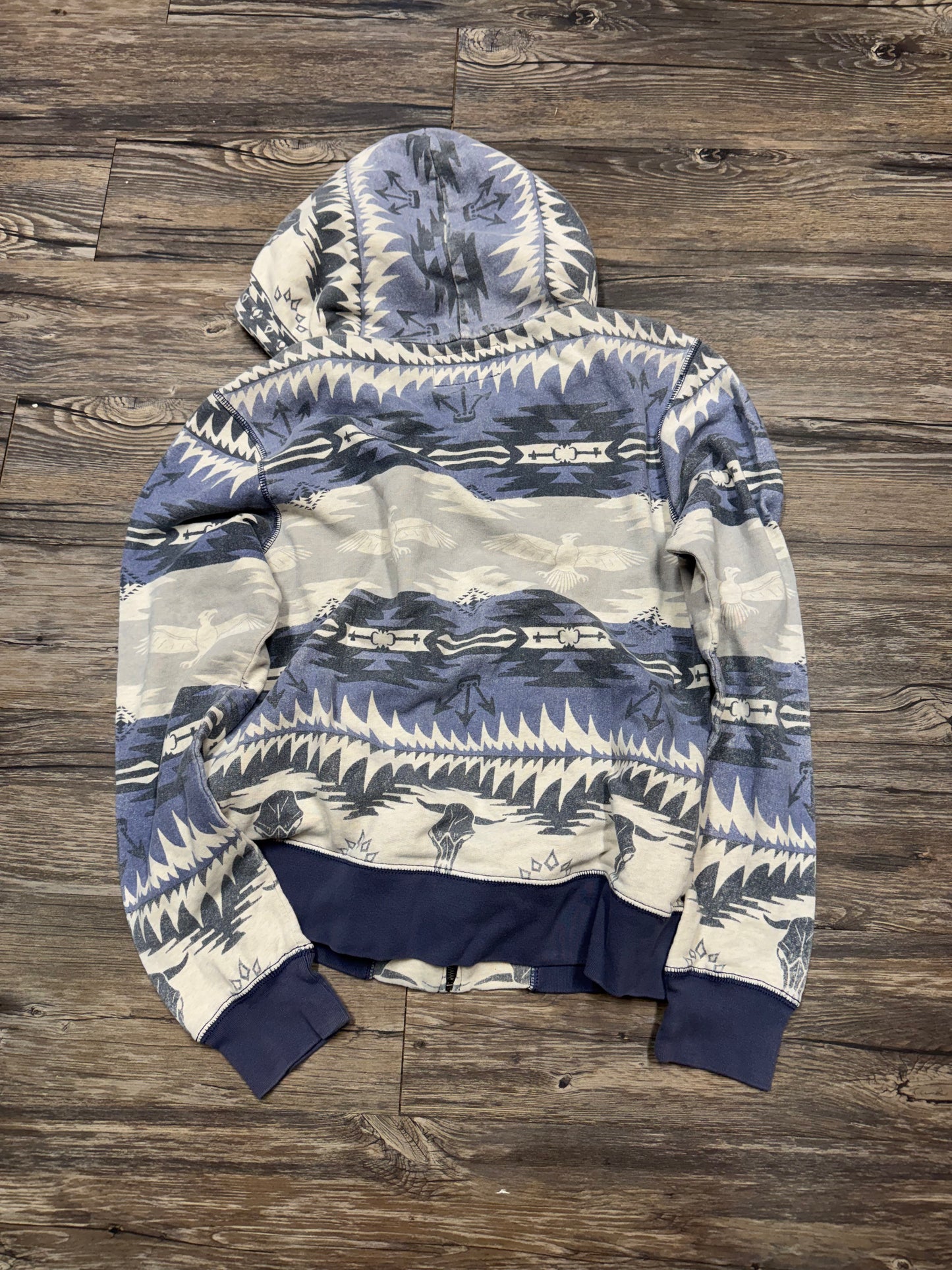 DENIM & SUPPLY RALPH LAUREN WESTERN ZIP-UP HOODIE (M)