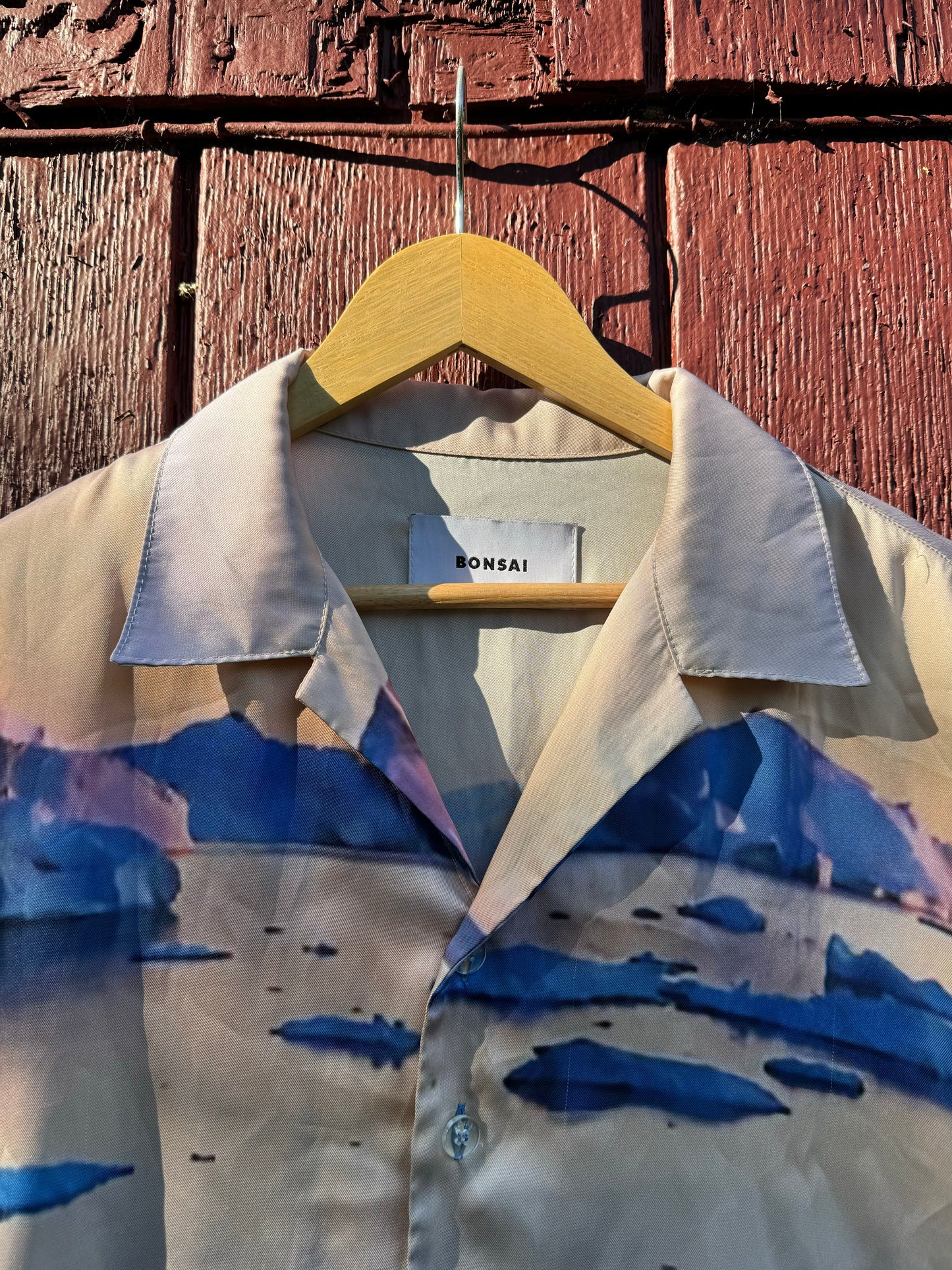 BONSAI GRAPHIC SILK POLO (L)