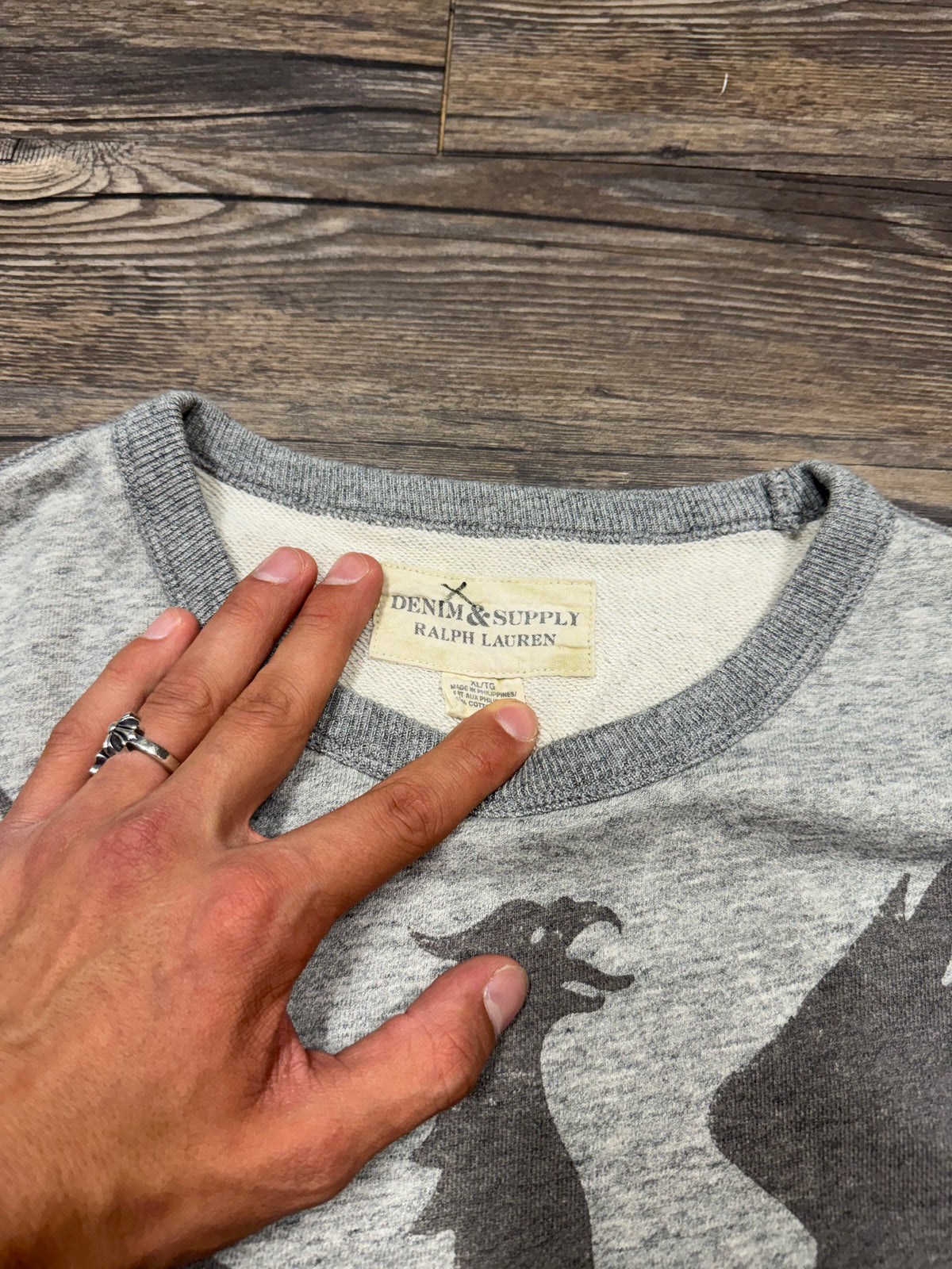 POLO RALPH LAUREN DENIM & SUPPLY EAGLE CREWNECK (L)
