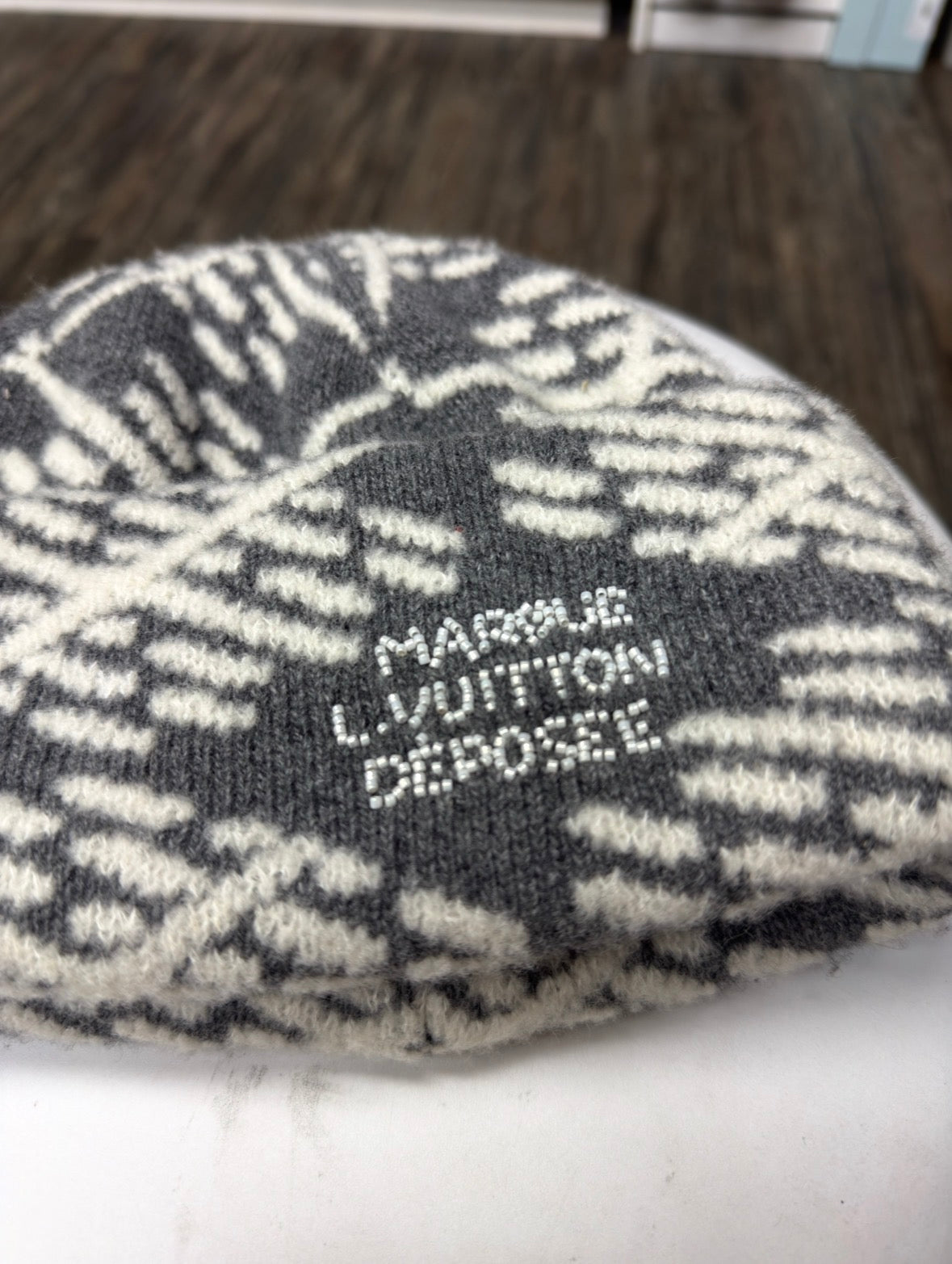 LOUIS VUITTON DAMIER ARGYLE BEANIE (OS)