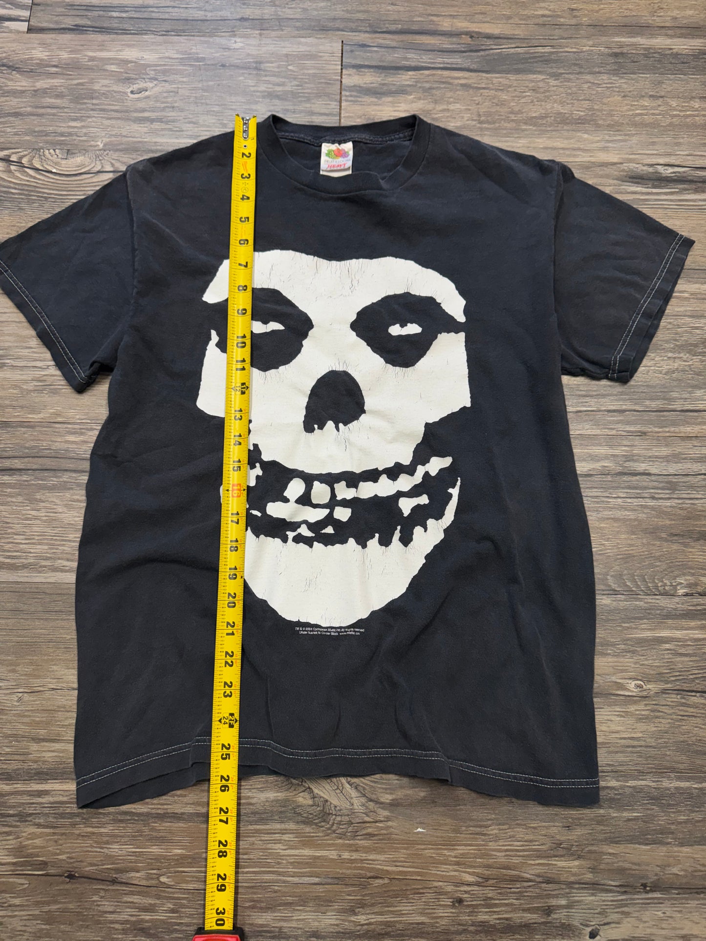 MISFITS 2004 FADED BOXY TEE (M)