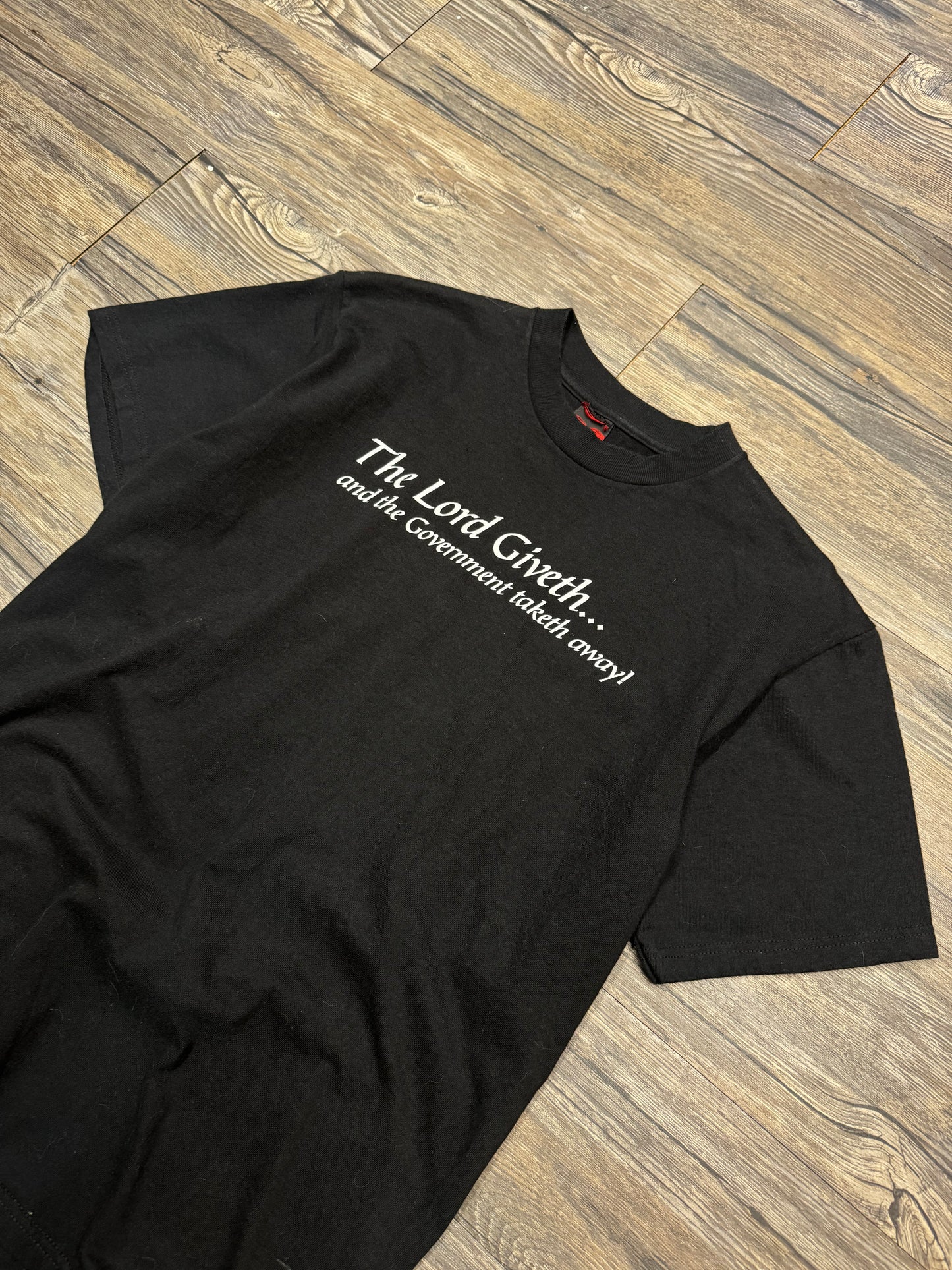 Y2K THE LORD GIVETH T SHIRT (M)