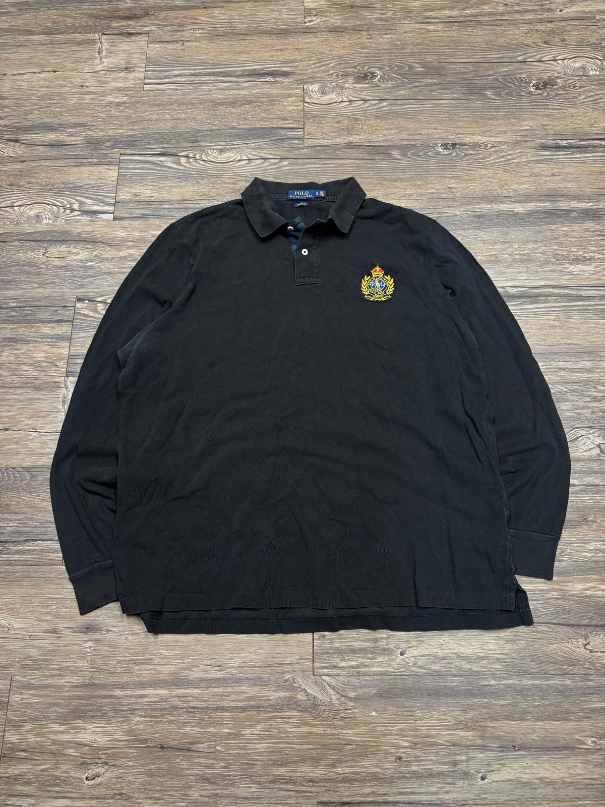 POLO RALPH LAUREN CREST LONG SLEEVE RUGBY (XL)
