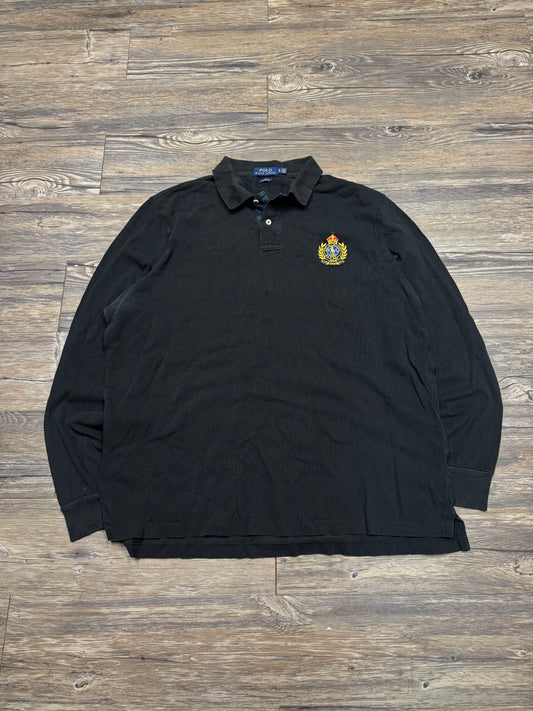 POLO RALPH LAUREN CREST LONG SLEEVE RUGBY (XL)