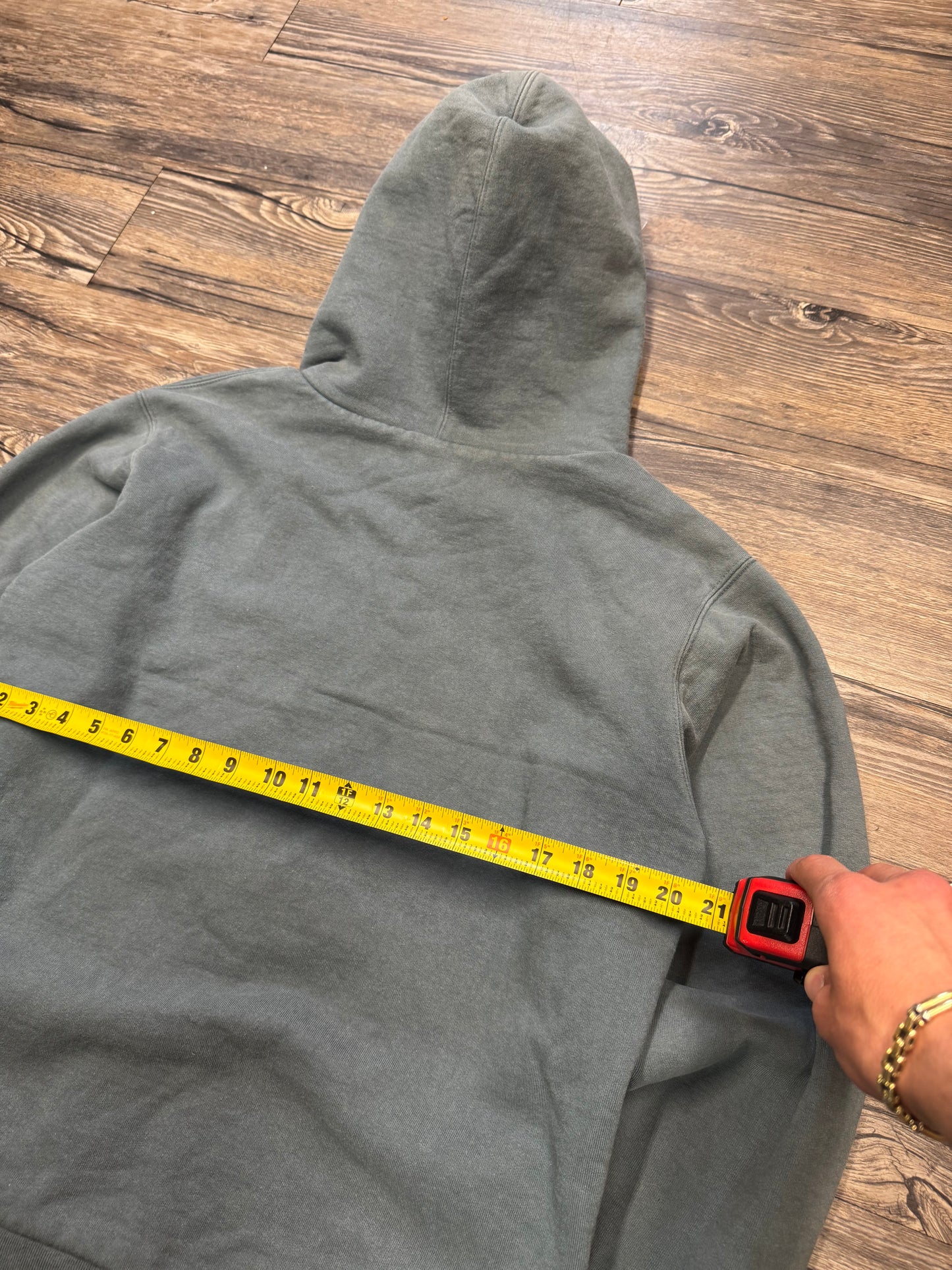 SUPREME SMALL BOX LOGO FLORAL LINED ZIP UP HOODIE (L)