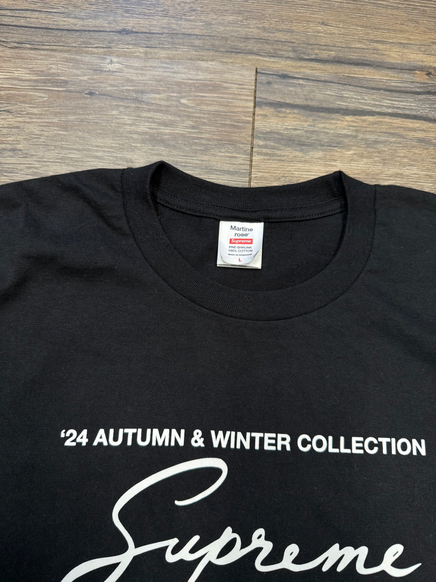 SUPREME X MARTINE ROSE GRAPHIC T-SHIRT (L)