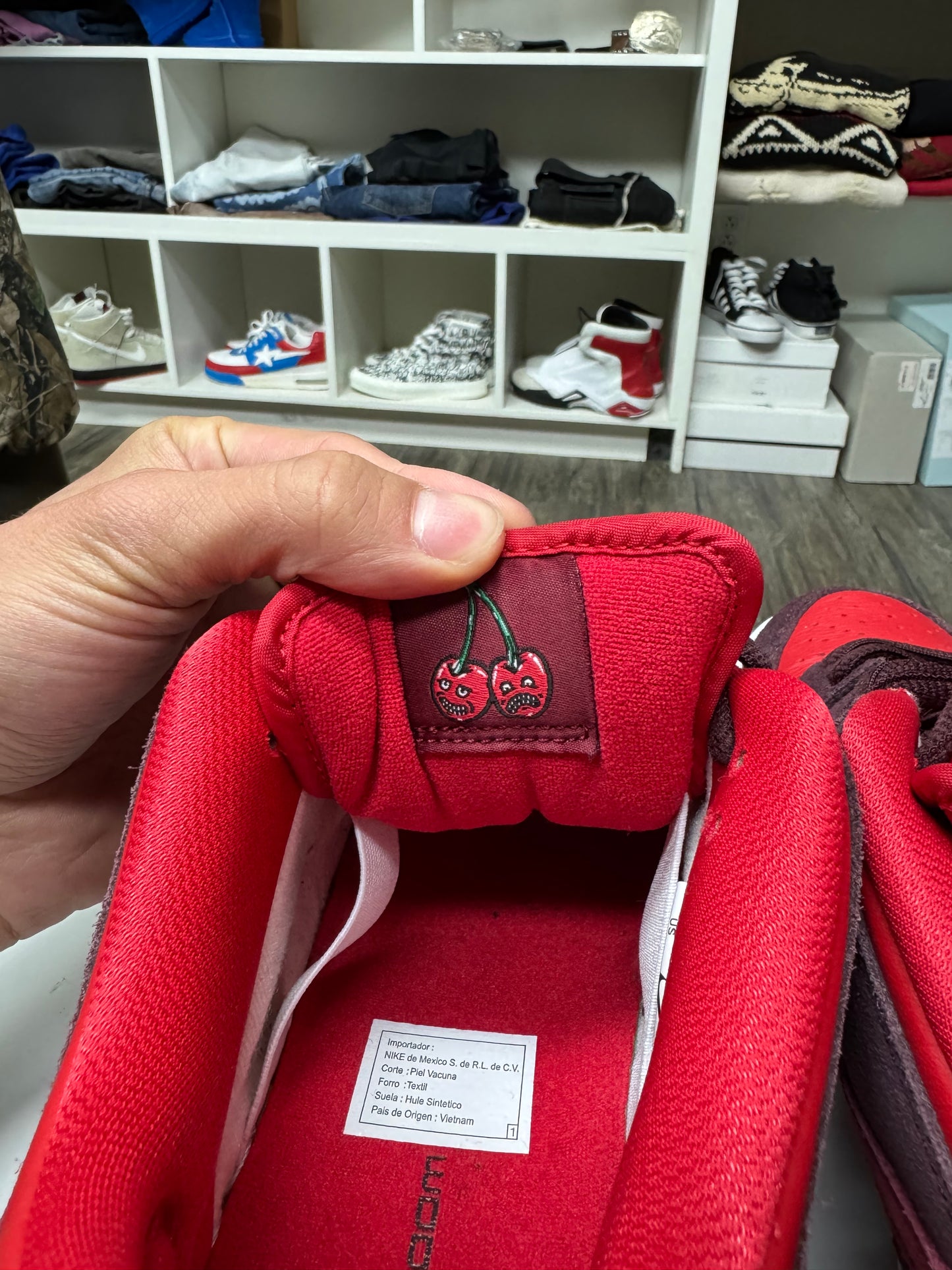 NIKE SB “CHERRY” LOW (9.5)