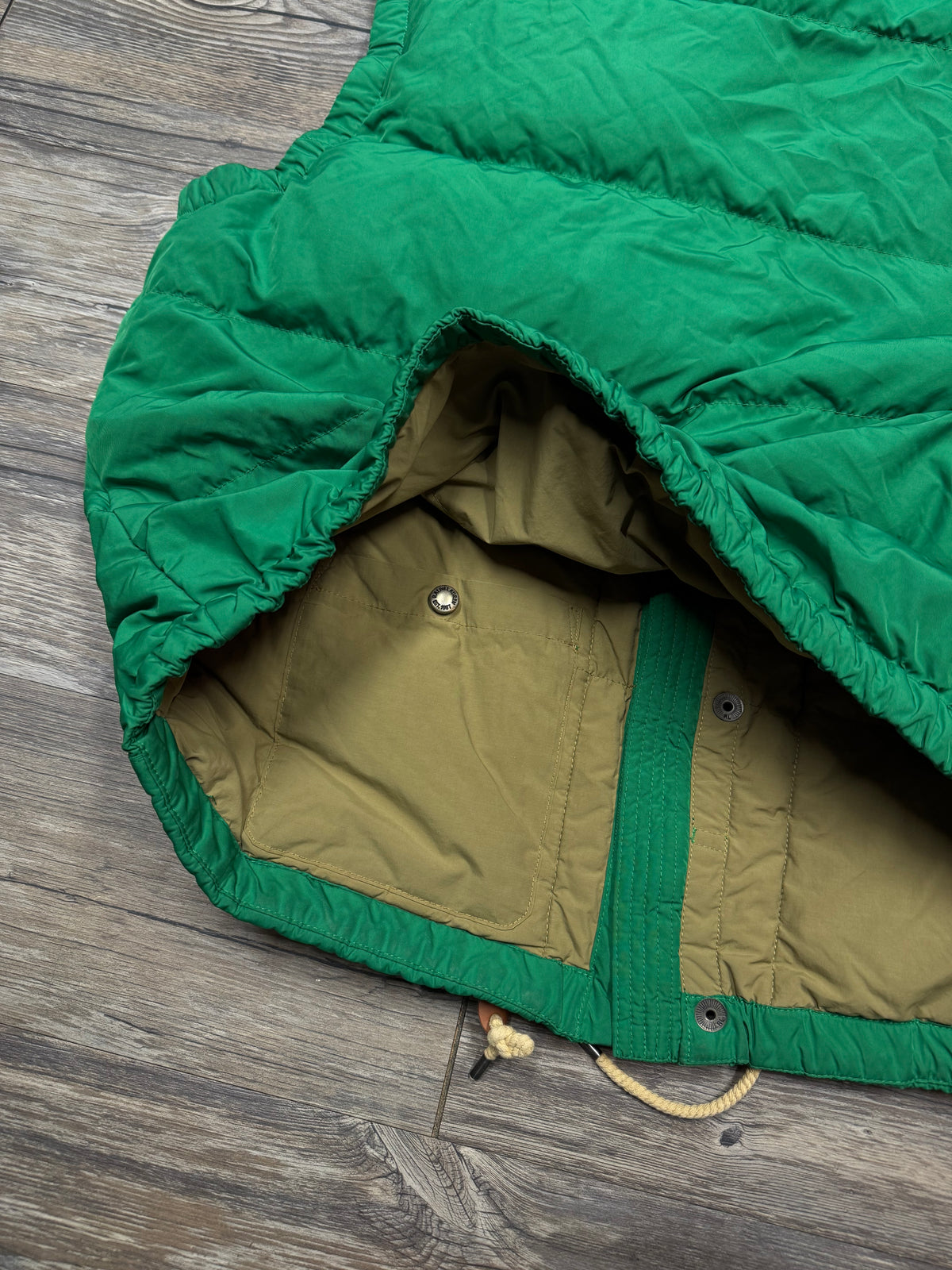 POLO RALPH LAUREN DOWN LUCKY GREEN PUFFER VEST (XXL)