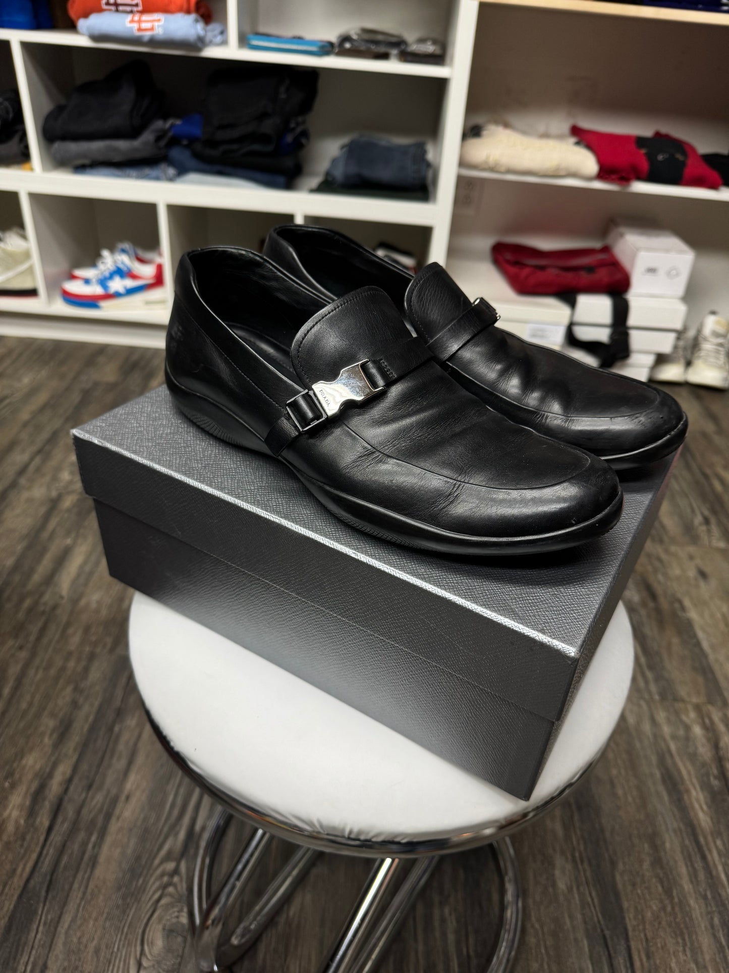 PRADA BUCKLE LOAFERS (12)