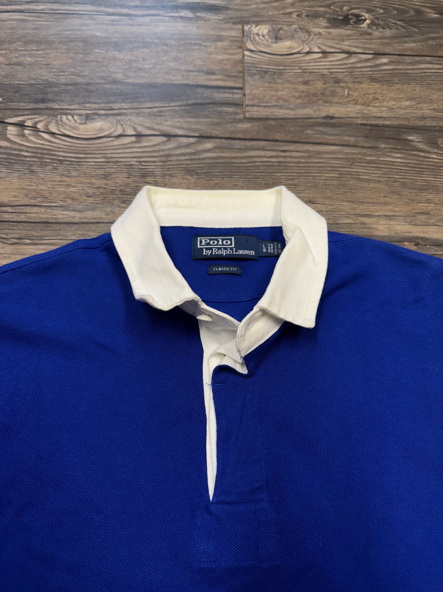 POLO RALPH LAUREN 90s HI TECH RAFTING CLUB SHIRT (L)