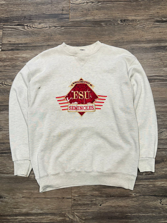 VINTAGE FSU SEMINOLES LOGO CREWNECK (LARGE)