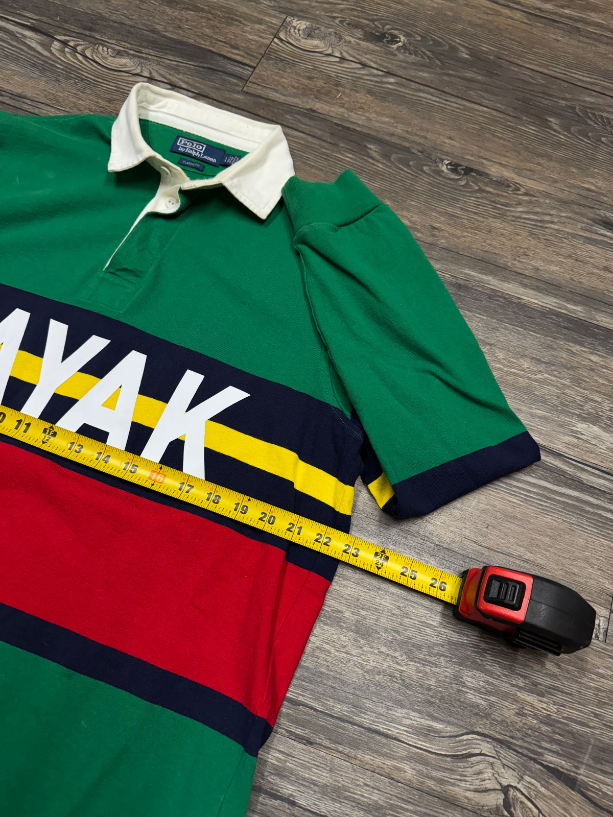 POLO RALPH LAUREN HI-TECH KAYAK RUGBY POLO (L)