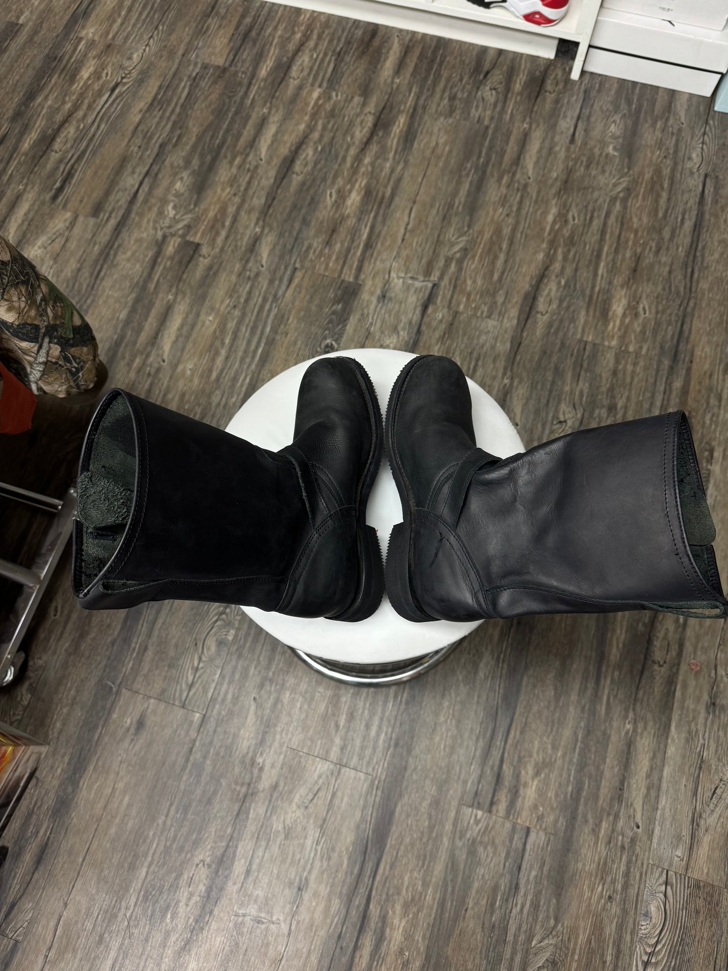 GO WEST GENUIN LEATHER ENGINEER BOOTS (9)