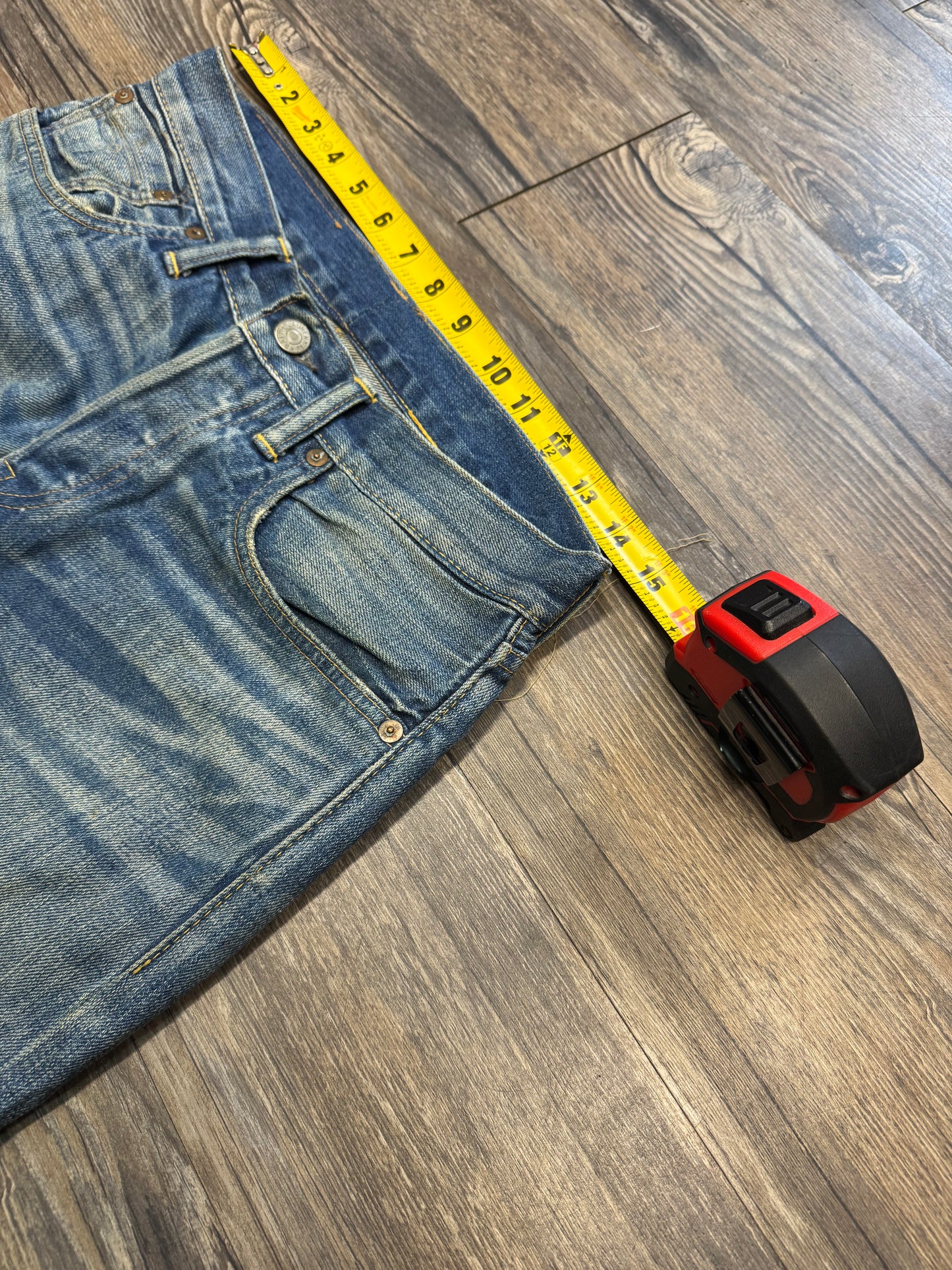 DOUBLE RL LIGHTWASH STRAIGHT LEG JEANS (29)