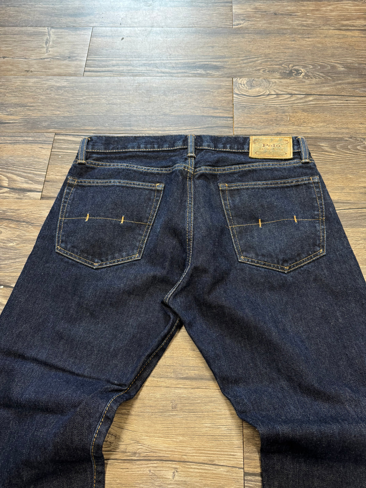 POLO RALPH LAUREN DARKWASH DENIM JEANS (30)