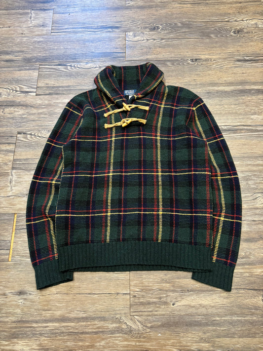 POLO RALPH LAUREN SAMPLE KNITTED SHAWL (M)