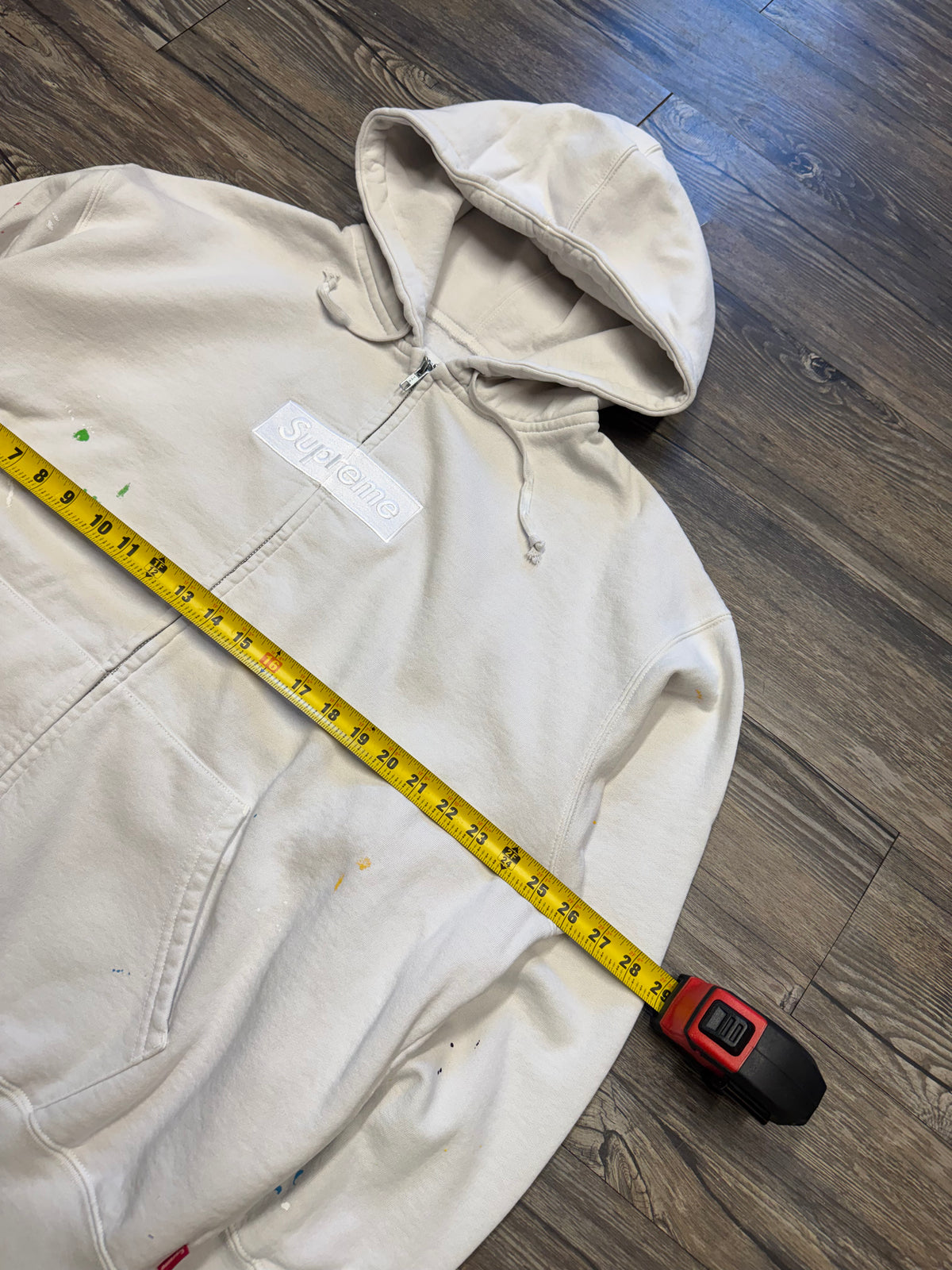 SUPREME X MAISON MARGIELA ZIP UP BOX LOGO (L)