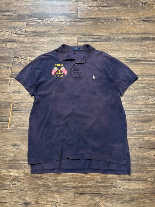 POLO RALPH LAUREN USA FLAG POLO (L)