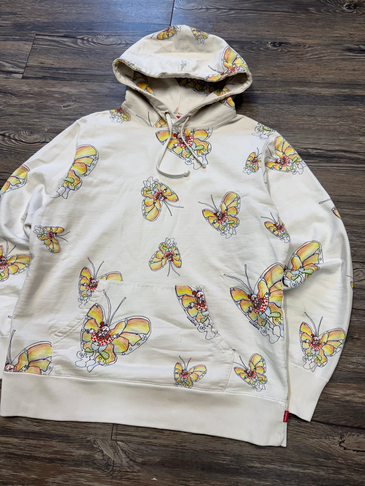 SUPREME GONZ BUTTERFLY SS16 HOODED SWEATSHIRT