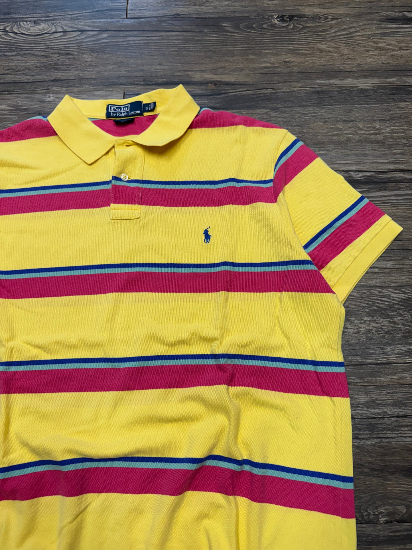 POLO RALPH LAUREN STRIPER SHIRT (XL)