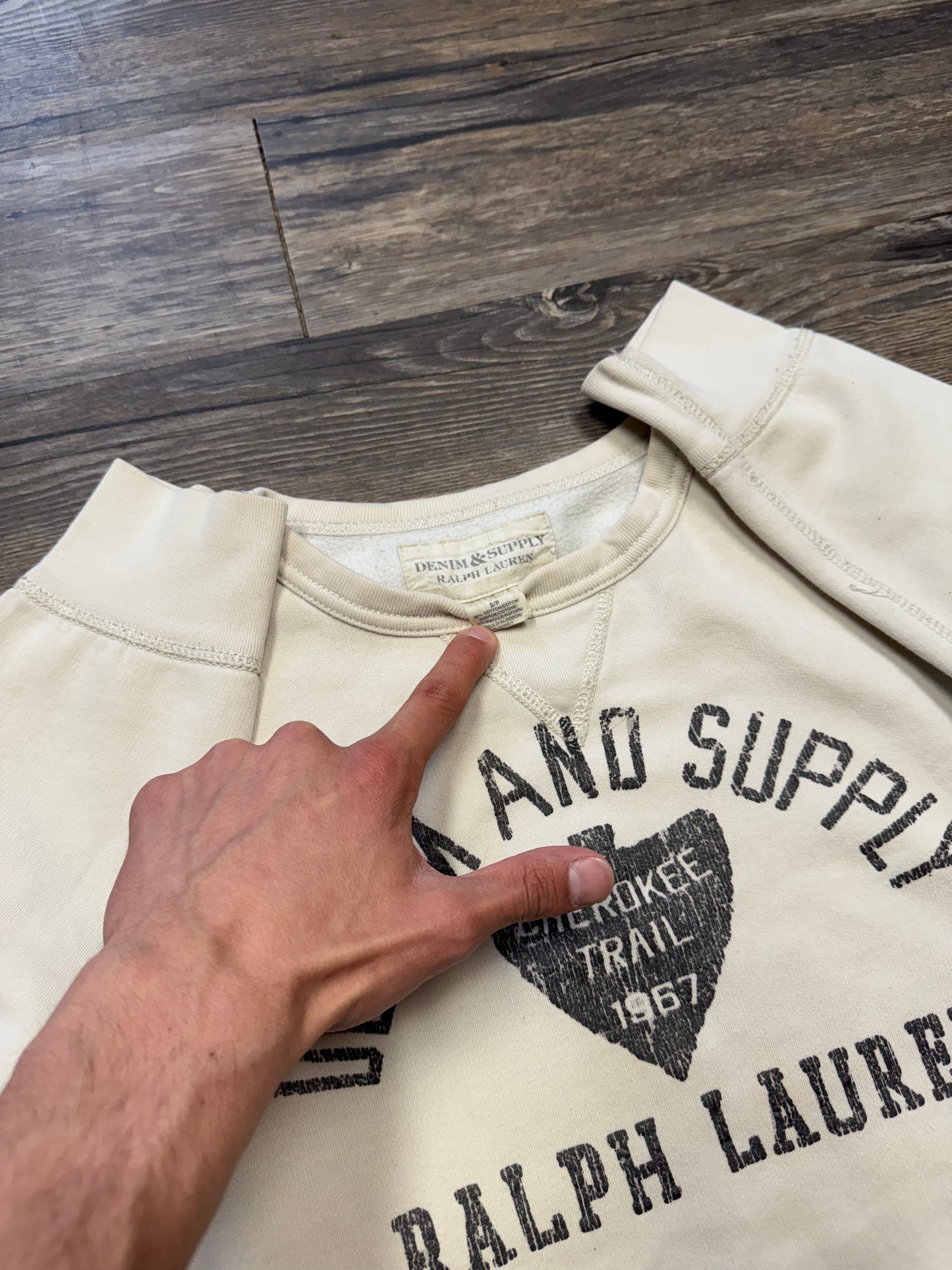 RALPH LAUREN DENIM & SUPPLY CHEROKEE CREWNECK (S)