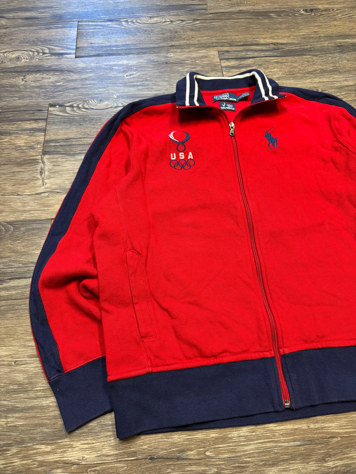 POLO RALPH LAUREN BEIJING USA OLYMPICS ATHLETIC JACKET (L)