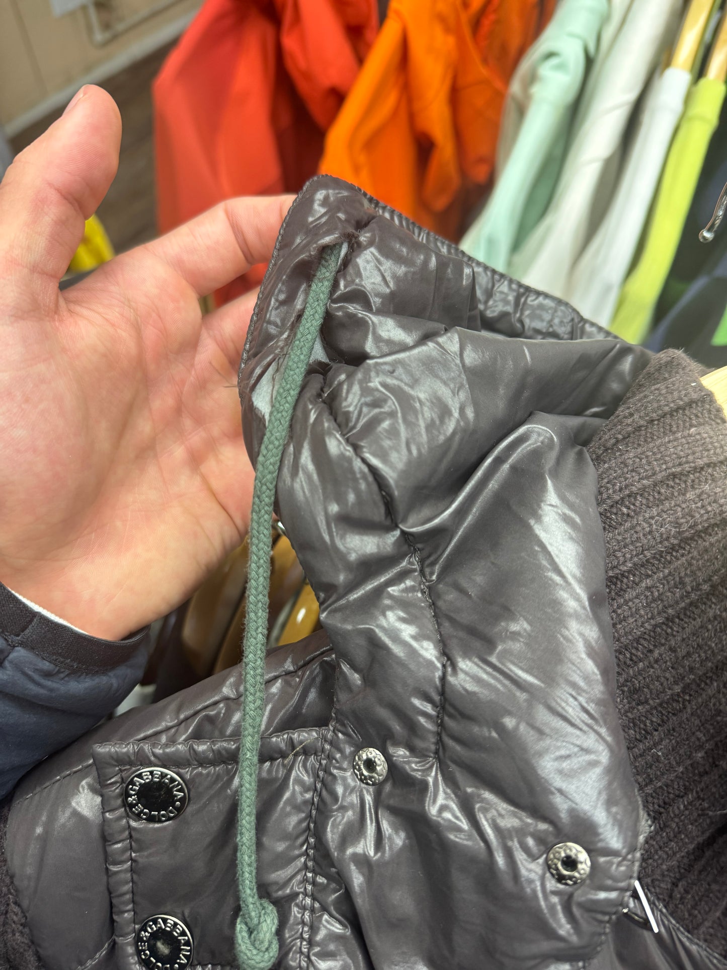 DOLCE & GABBANA AW08 HYBRID PUFFER ZIP UP JACKET (M-L)