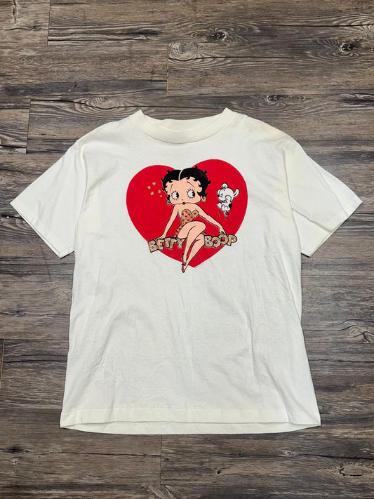 90’s BETTY BOOP SPARKLE T-SHIRT (XL)