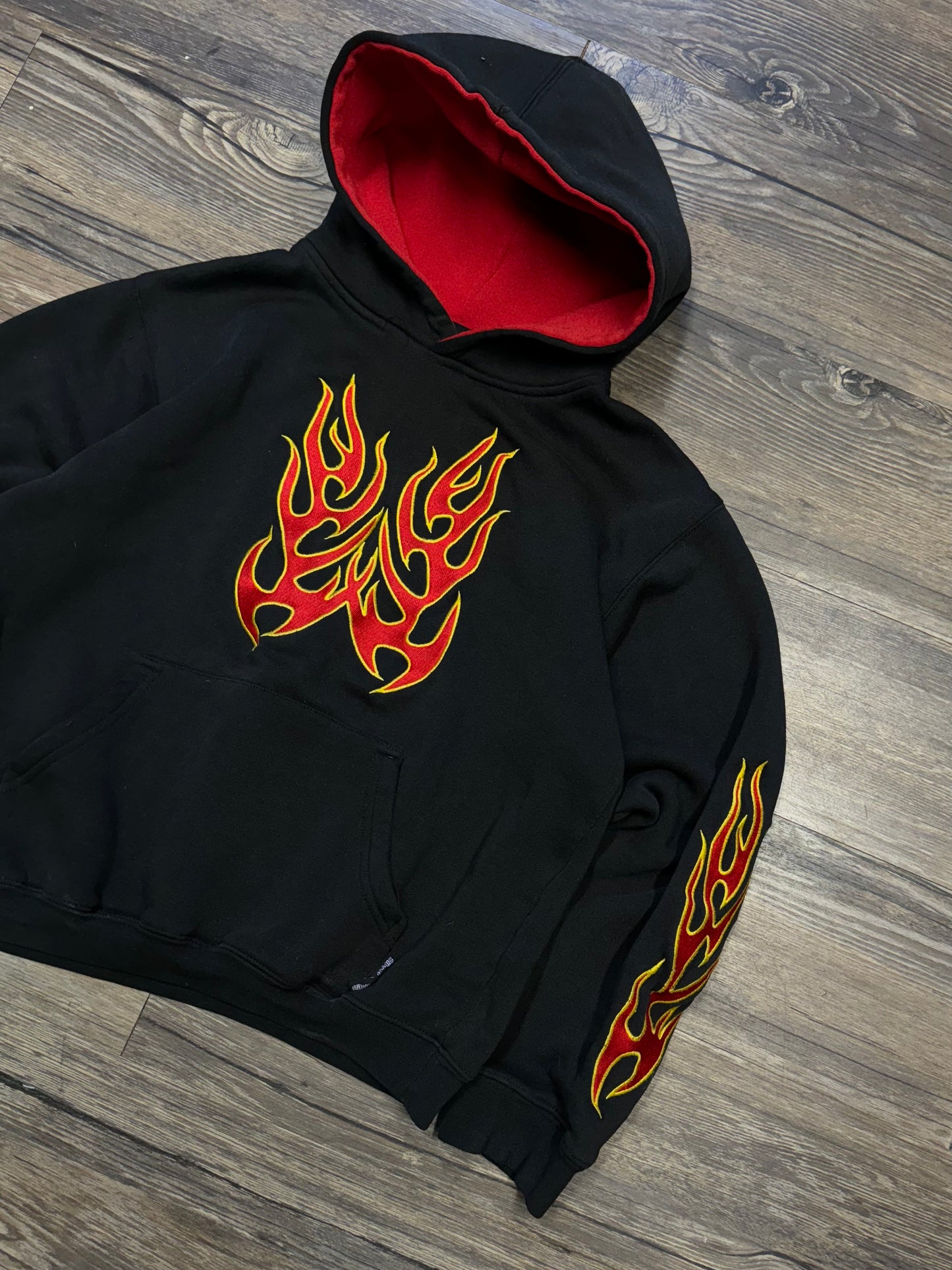 Y2K FLAME HOODIE (S)