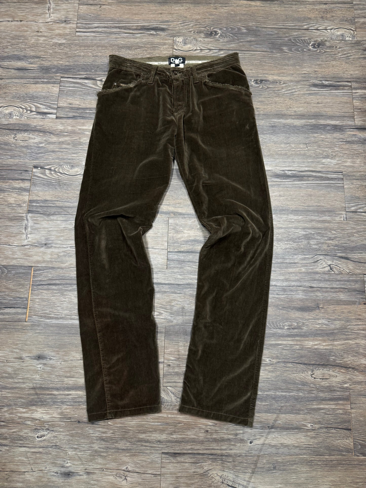 DOLCE AND GABBANA CORDUROY PANTS (32)