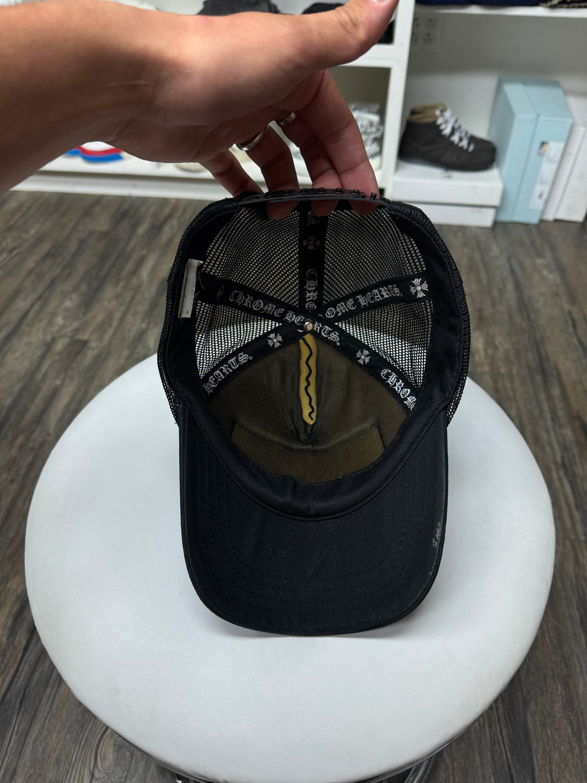 CHROME HEARTS NYC TRUCKER HAT (OS)