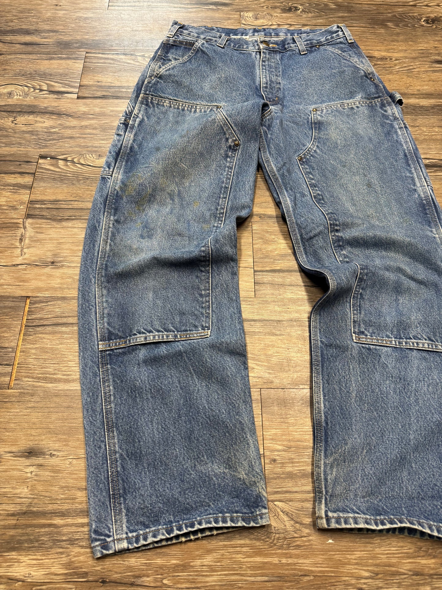 CARHARTT VINTAGE DOUBLE KNEE JEANS (34x32)