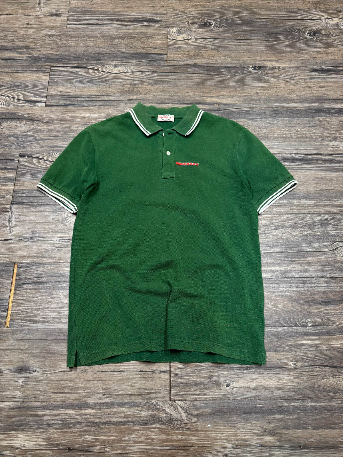 PRADA 2000’s FOREST GREEN  POLO (S)